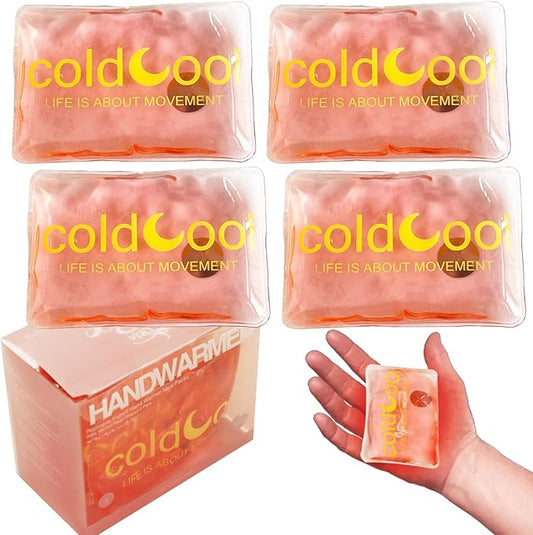 4 Pcs Reusable Snap Heat Pack,Portable Hand Warmer,Christmas Deals Hand Warmers Cute Long Lasting Warmth for Camping, Outdoor,Hand Warmers Boil Click Heat Pocket (Pink)