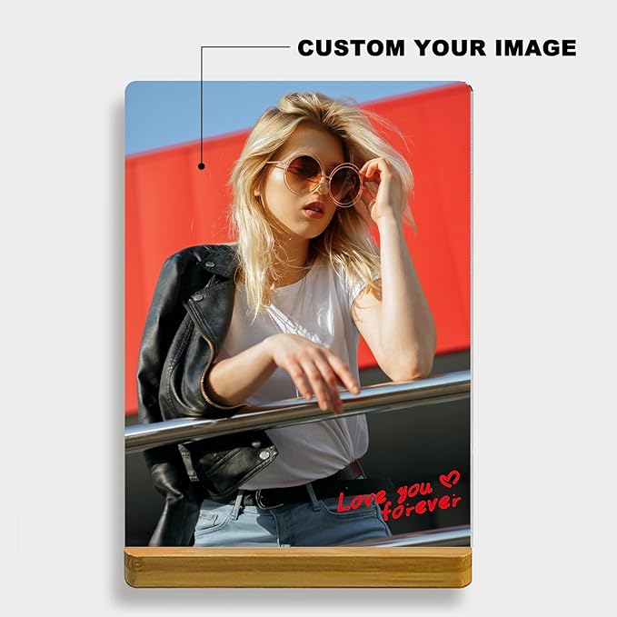 Custom Style Custom Metal Photo Prints,Customize Your own Picture Frame,Personalized Metal Picture Gift for Family and Lovers