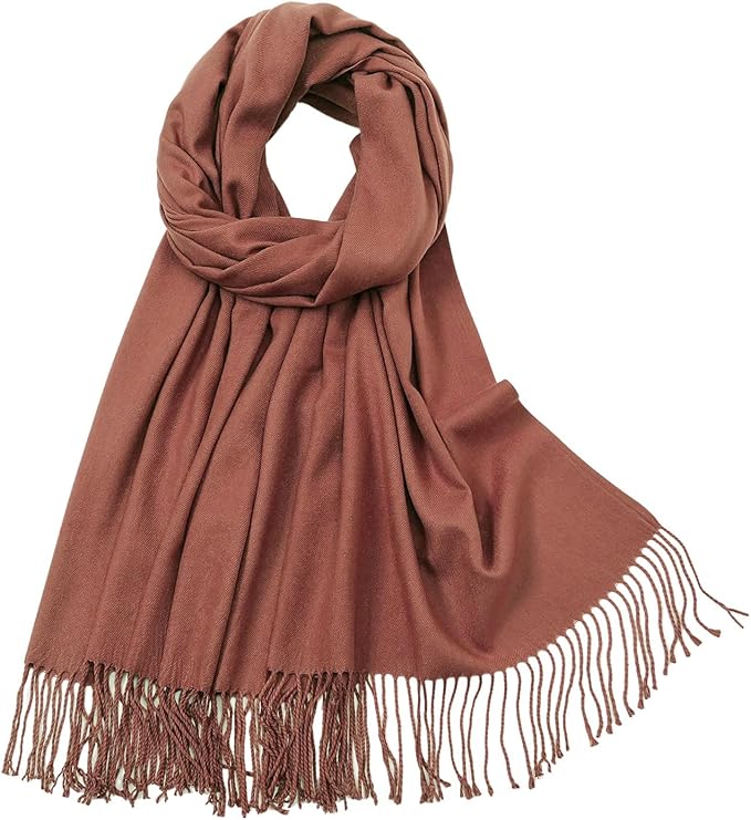 RIIQIICHY Women's Scarf Pashmina Shawls and Wraps for Evening Dress Bridesmaid Wedding Bridal Winter Warm Long Large Scarves