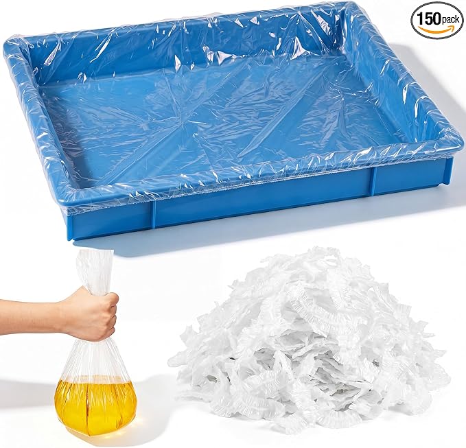 Tondiamo Disposable Rabbit Cage Liners for Litter Box Tray, Small, 150 Pcs