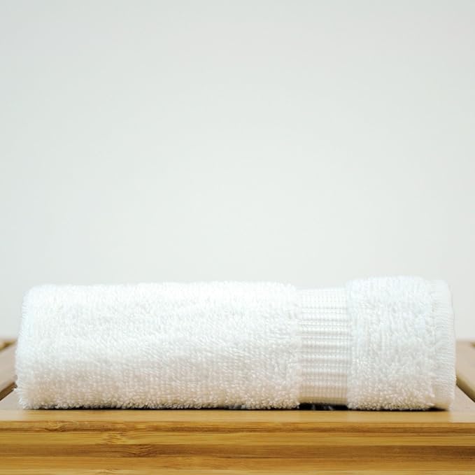 Luxury Hotel & Spa Quality, Quick Dry 100% Turkish Cotton 700 GSM, Eco Friendly Towel, for Bathroom, Gymand Kitchen Dobby Border Soft Hand Towel Set 16 X 30, Mix Color, Hand Towels - Set of 6