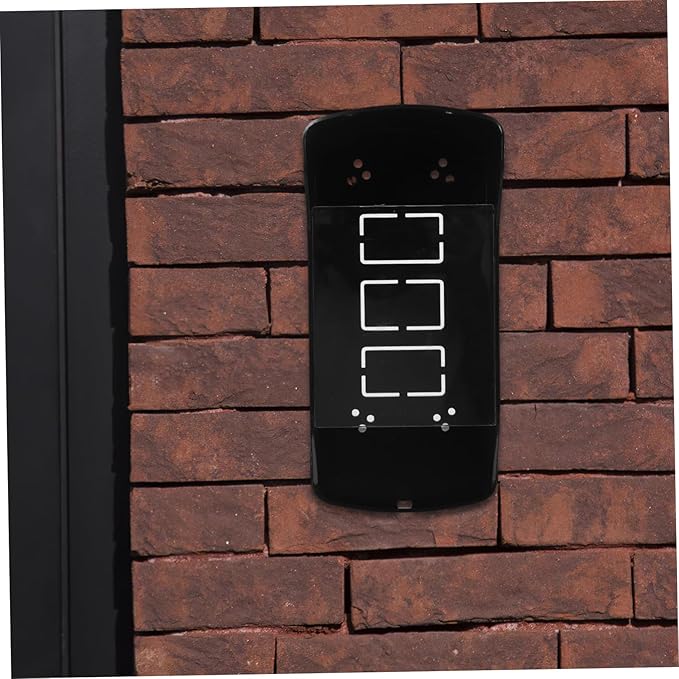 Transparent Weatherproof Protector for Access Control Keypad Shield Plastic Casing for Outdoor Electronics Easy Installation Reliable Weather Defense