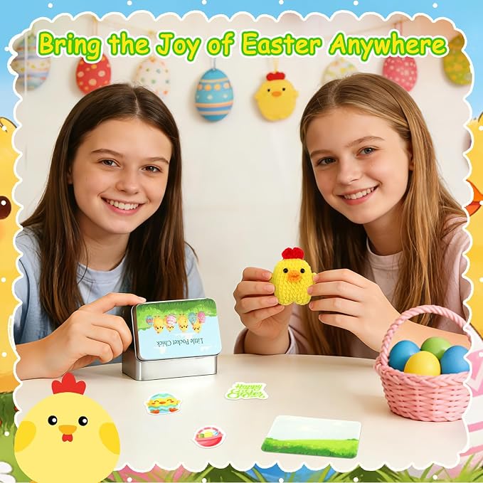 Little Pocket Chick Cute Collectible Easter Keepsake Travel Buddy | Little Pocket Chick in a mini tin, a cute collectible gift for Easter baskets, coworkers and friends