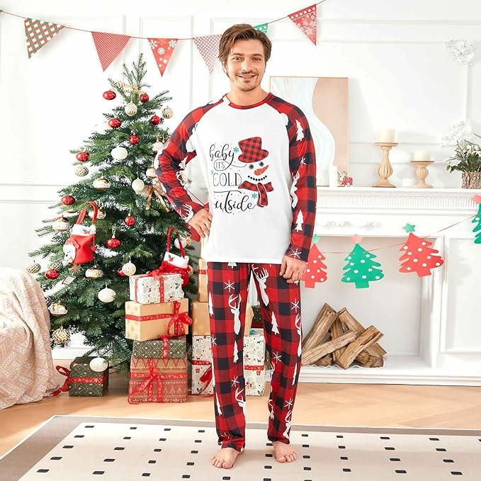 Christmas Pajamas for Family Matching Family Christmas Pajamas Set PJS Holiday Xmas Family Jammies Sleepwear