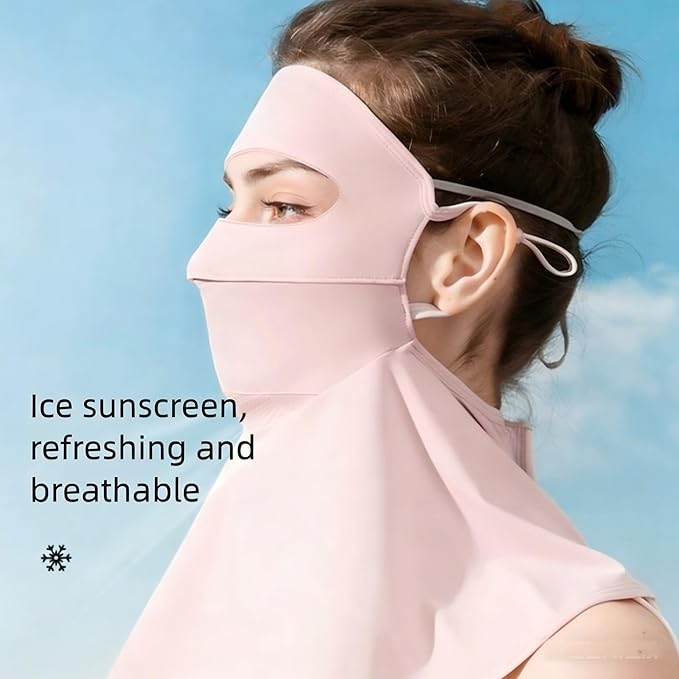 Face Cover for Sun Protection UPF 50+ UV Neck Protection UV Face Mask Covering Eye