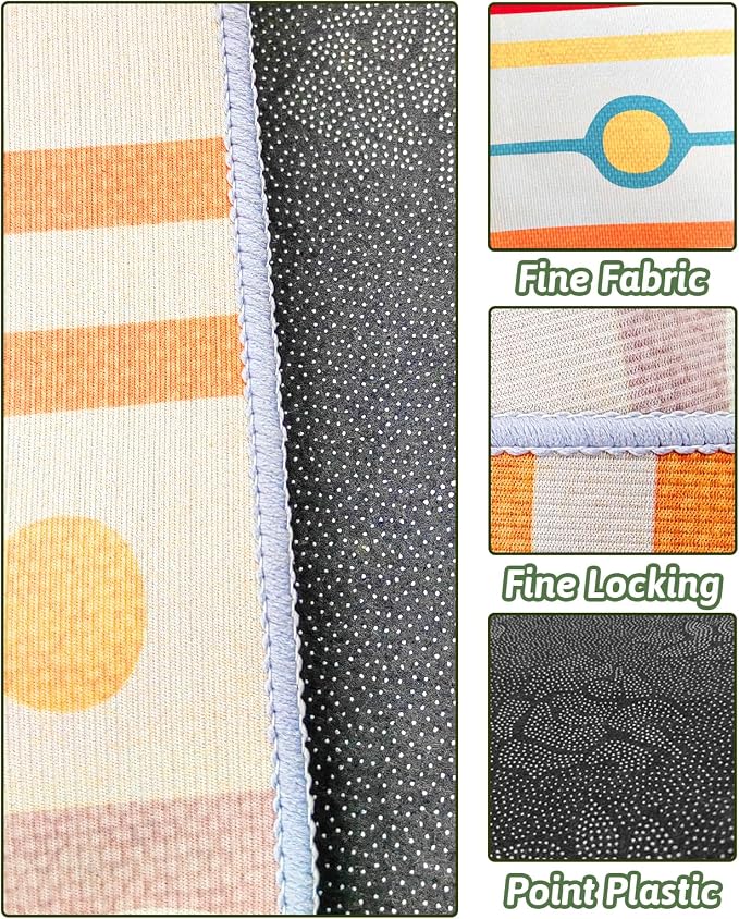BNOSDM Extra Large Cage Liners for Rabbits 91" X 63" Washable Rabbit Pad Large Bunny Mat Anti Slip Rug for Bunnies Pet Carpet for Chinchillas Cats Guinea Pigs Ferrets Dogs
