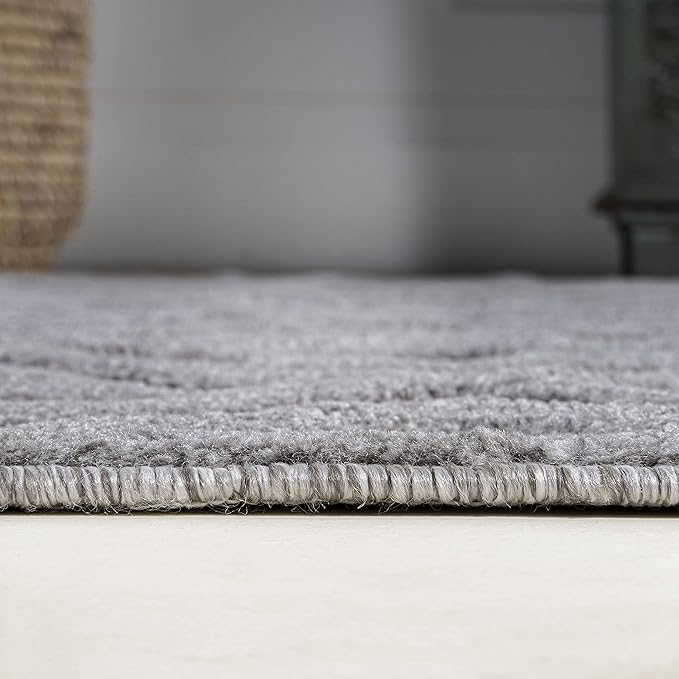 JONATHAN Y Diamond Trellis Indoor Outdoor Area Rug 5X8 Light Gray, Portmany Neutral for Backyard, Patio, Porch, Easy-Cleaning, High Traffic, Pet-Friendly, Non-Shedding (IBZ104C-5)
