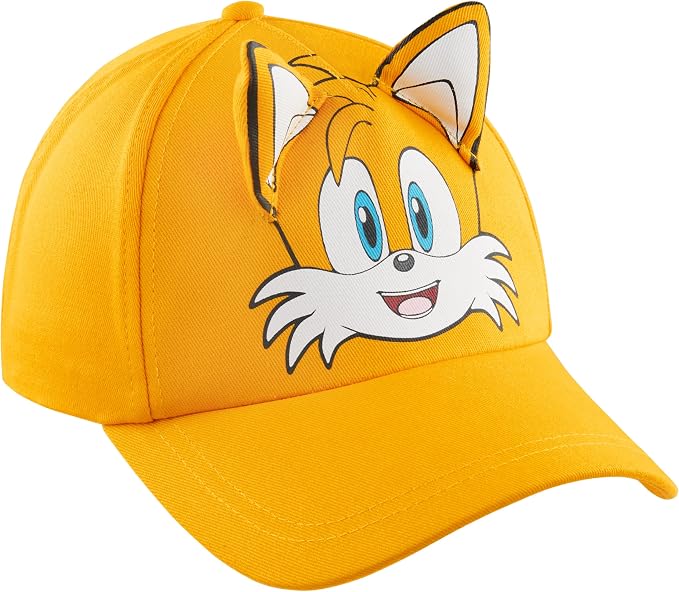 Sonic the Hedgehog Boys Baseball Cap Kids Sun Hat for Summer Beach Outdoor Play Cotton Ball Cap Gifts for Boys