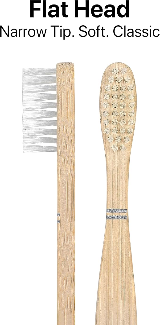 Sea Turtle Bundle Adult and Kids Toothbrushes, Plant-Based, Bristles Bamboo Toothbrush, Entire Family Bundle for Adults and Kids (4 Pack Each)