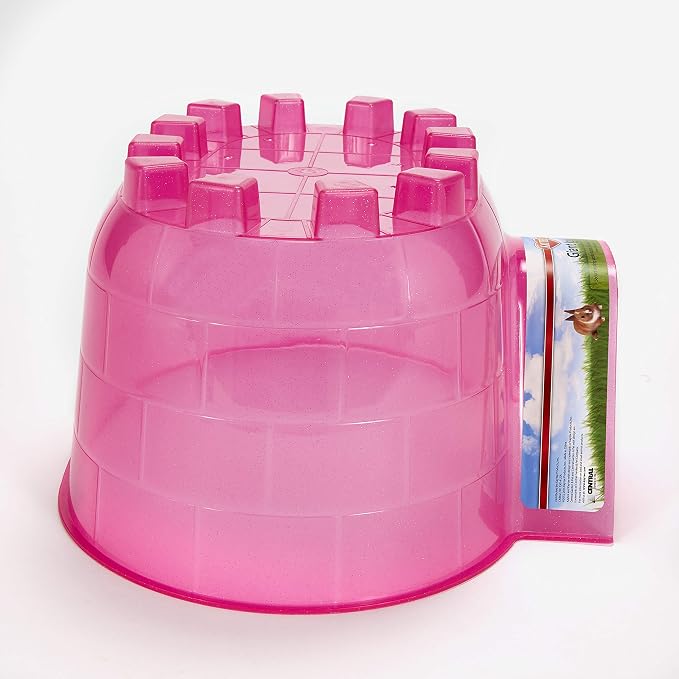 Kaytee Igloo Habitat Hideout for Pet Rabbits, Ferrets, Guinea Pigs, and Other Small Animals, Giant (Pack of 3)