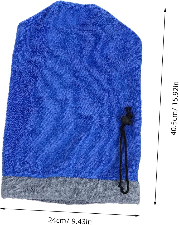 TOYANDONA Absorbent Pet Bath Towel Squirrel Grooming Accessory Drawstring Bathrobe for Ferret Small Animal Towel Bag Fast Drying for Rabbit Bearded Dragon