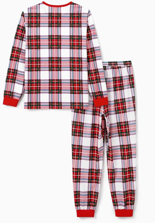 PATPAT Christmas Family Matching Pajama Sets Includes Christmas Socks - Perfect for Family Photos & Holiday Celebrations