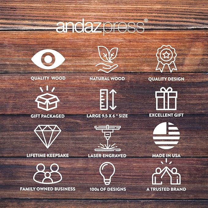 Andaz Press Laser Engraved Small Bamboo Wood Cutting Board, 9.5 x 6-inch, Best Chef in the World, 1-Pack Grandma's Kitchen Gift