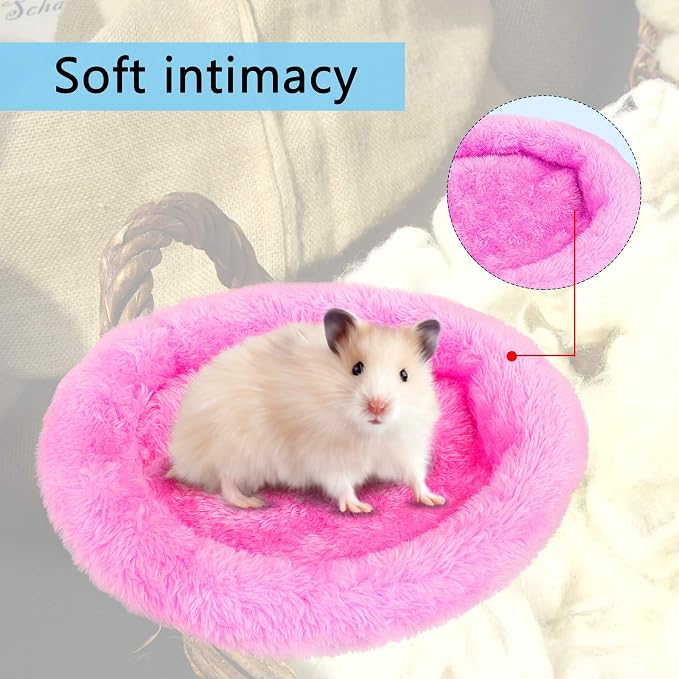 FEBSNOW Guinea Pig & Hamster Beds - Hedgehog, Squirrel & Tortoise/Lizard Beds | Washable Warm Fleece Material, For Guinea Pigs and Hamsters, Cosy Sleeping and Hiding Spot, Anti-Slip Bottom