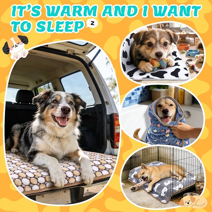 Eilyliafe 6 Pcs Guinea Pig Blankets Bedding Small Animal Cage Liners Sleep Mat Absorbent Reusable Pet Pee Bedding Pad Cover for Hamster Ferret Chinchilla Rabbit Hedgehog (14 x 28 Inch)