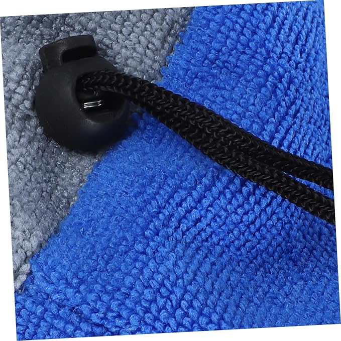 MERRYHAPY Ferret Grooming Towel Flannel Pet Bathrobe Drawstring Quick Dry Absorbent Towel for Small Animals