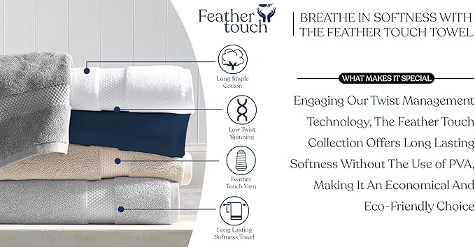 Delara Organic Cotton Luxuriously Plush Bath Towel 33 Piece Set|GOTS & Oeko-TEX Certified|Premium Hotel Quality Towels|Feather Touch Technology|650 GSM Long Staple|Soft, Quick Dry & Ultra-Absorbent