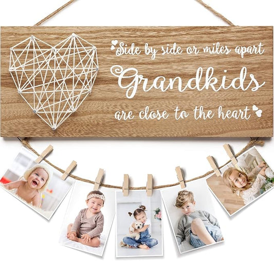 Best Grandma Gifts Christmas Gifts for Grandma Picture Frame, Birthday Gift for Nana from Grandchildren Granddaughter Grandson, Grandkids Photo Holder Grandpa Gigi Nana Gift for Thanksgiving