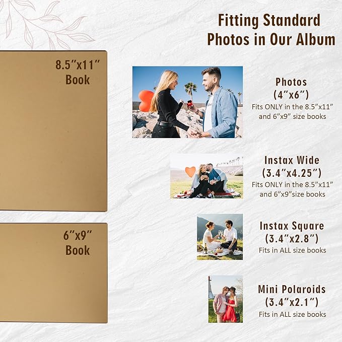 Personalized Travel Photo Album,Wooden Scrapbook Albums, Custom Adventure Photo Album for Christmas Gifts, Heartfelt Gift for Couples, Friend, Family, Travel Memories