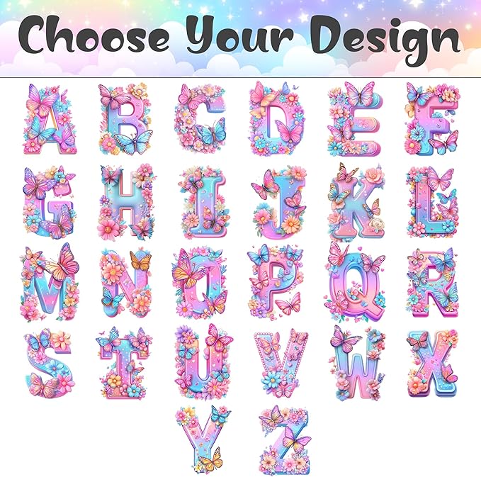 D-Story Ship Next Day, Personalized Baby Blanket with Name, Custom Baby Blanket for Kids, Butterfly Blankets in Easter Personalized Baby Gifts for Infant Newborn Shower