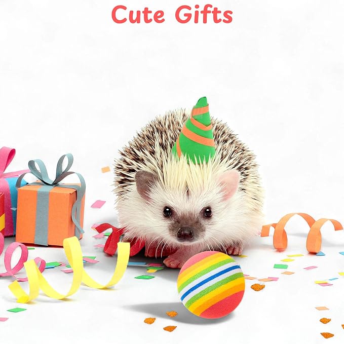 Hedgehog Hideout Small Animal Bed Nest, Hedgehog Hideout With Ball, Guinea Pig Bed Nest Cave Small Animals Warm House Cage Supplies Hedgehogs Accessories Hamster Cage Accessories (Red, 10*10*9 in)