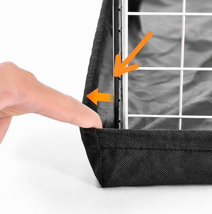 PJYuCien C&C Cage Bottom 24"x48", Easy to Install | Use as Top, Use as Bottom and Top Set, Protect Floor, Saves Time and Effort,for Guinea Pig and Other Small Animals