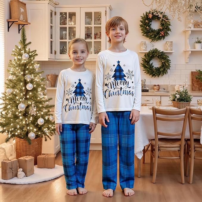 2024 Family Matching Pajamas Sets - Christmas Pjs Sleepwear Outfits for Holiday & Xmas Party