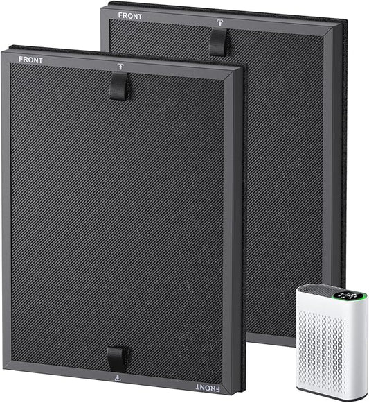 2 Pack HAP602 Replacement Filter Compatible with ECOSELF HAP602 / HAP602WF Air Purifier, Air Purifiers Replacement Filter for Home Large Room, # RF-HAP602-2P