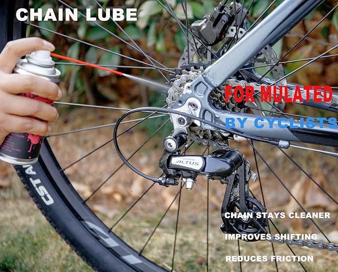 CHEPARK Cleaning Kit-Bike Wash & Drivetrain Essentials Kit with bike clean,Bicycle Degreaser,dry Lubricant,Cleaning Brush Tool-Bike Maintenance for Mountain Road Gravel Bikes