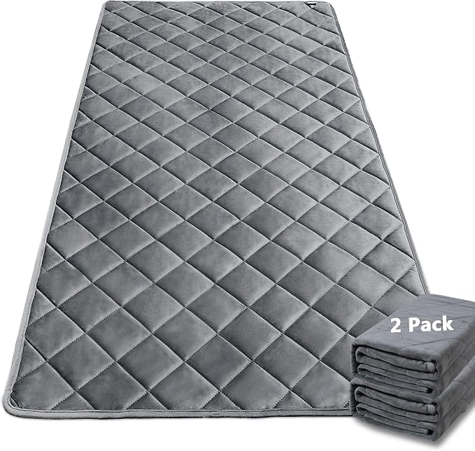 Guinea Pig Fleece Bedding,49"x24" Cage Liner 2 Pack for Midwest Cage Thick | Washable Bedding, Super Absorbent, Non-Slip, Waterproof Reusable Rabbit Mat, Machine Washable, Small Animal Cage Accessory