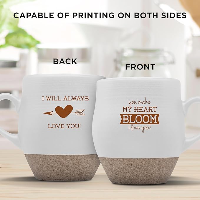 DISCOUNT PROMOS 100 Admiral Ceramic Mugs Set, 16 oz. - Customizable Text, Logo - Stoneware, Drinkware, Coffee, C-handle - White