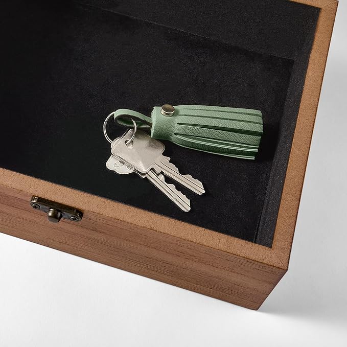 Let's Make Memories Personalized Wooden Keepsake Box With Hinged Lid - Wood Memento Box - Decorative Storage - Home Decor - For Couples, Wedding, Newlyweds - Upload Your Photo - You & Me
