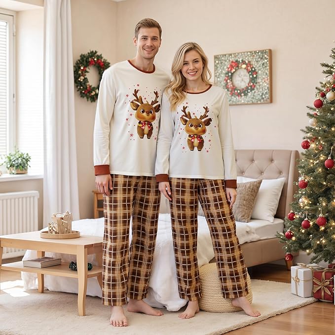 2024 Family Matching Pajamas Sets - Christmas Pjs Sleepwear Outfits for Holiday & Xmas Party