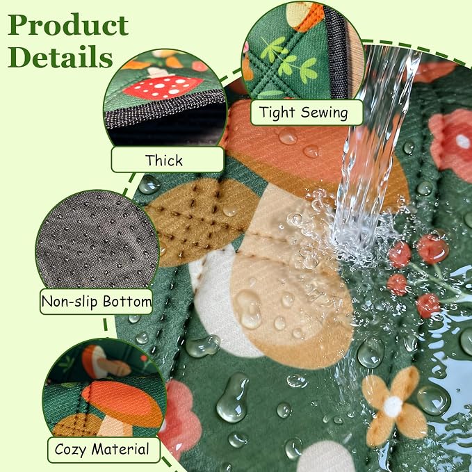 Guinea Pig Cage Liners 47 x 24 Washable Cage Pads Rabbit Bedding Reusable Absorbent Pee Pads for Small Animals Bunny Ferret Chinchilla Hamster