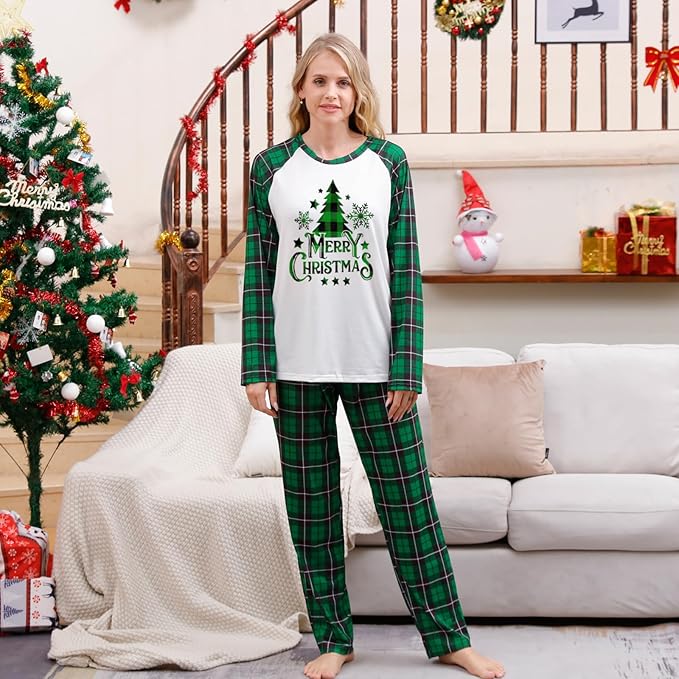 WephuPSho Christmas Family Matching Pajamas, Festive Xmas Jammies Sets for the Whole Family, Holiday Pjs Christmas