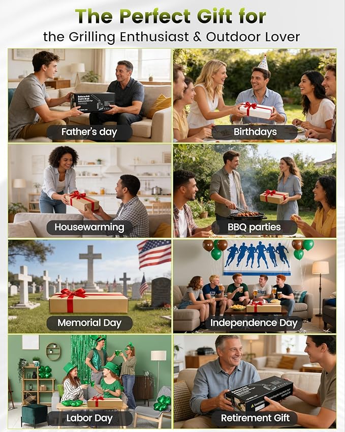 KISUFU [7.4V High-Power] Electric Grill Brush, 68W Motorized BBQ Scrubber with 50kg.f Torque, Bristle Free Grill Brush for Outdoor Grills, 150 Mins Runtime Heavy Duty BBQ Cleaning Tool