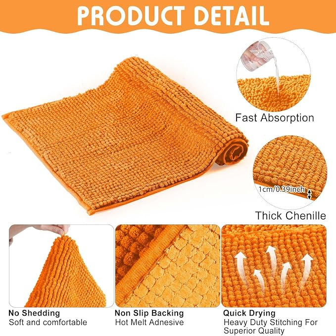 Amylove 4 Pcs Guinea Pig Cage Liner 16 x 24 Inch Washable Chenille Pee Pads Pet Dog Cat Bedding Training Mat Reusable for Small Animals Puppy Bunny Hamster Chinchilla