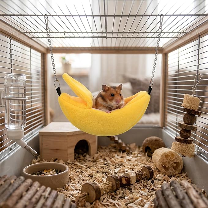 2PCS Rat Toys and Rat Cage Accessories, Rat Enrichment Toys for Mental Stimulation and Foraging Activities, Interactive Puzzle Toys for Rats, Mice and Parakeets
