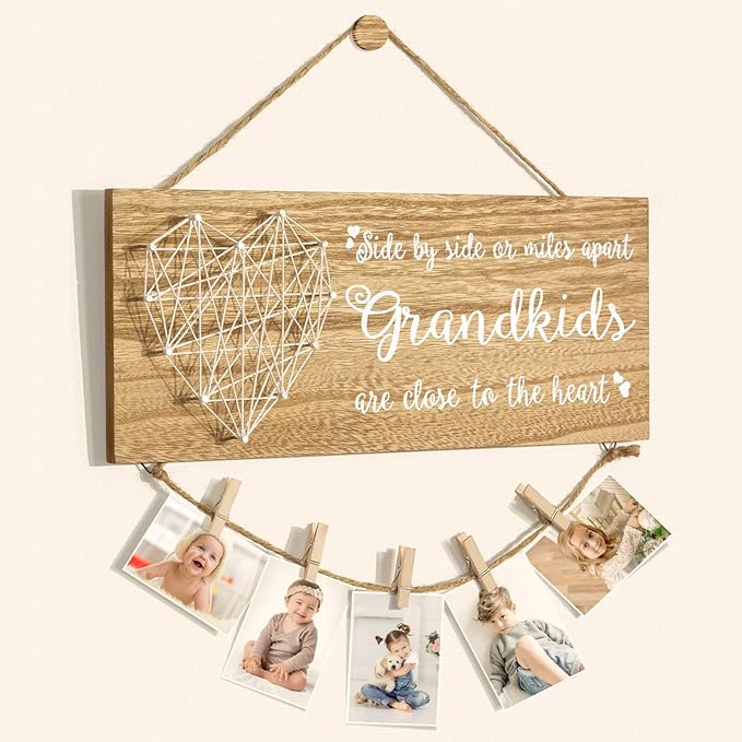 Best Grandma Gifts Christmas Gifts for Grandma Picture Frame, Birthday Gift for Nana from Grandchildren Granddaughter Grandson, Grandkids Photo Holder Grandpa Gigi Nana Gift for Thanksgiving