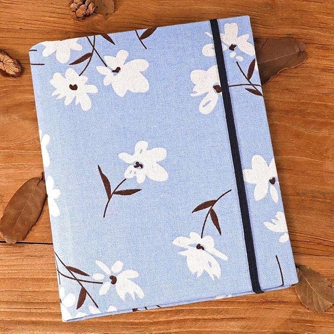 Photo Album 4x6, Soft Fabric Cover Pictures Photo Albums Memory Book for Family Baby Wedding Anniversary Birthday (White, 200 Pockets)