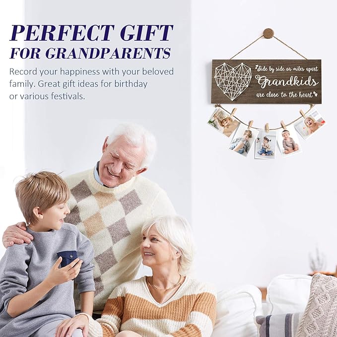 Best Grandma Gifts Christmas Gifts for Grandma Picture Frame, Birthday Gift for Nana from Grandchildren Granddaughter Grandson, Grandkids Photo Holder Grandpa Gigi Nana Gift for Thanksgiving