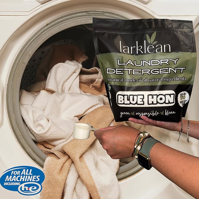 Laundry Detergent Powder | Non-Toxic Laundry Detergent for Sensitive Skin | Easy To Use, Tough on Stains, Gentle on Fabrics | Botanical Laundry Powder (Cash) | Natural (Almond and Cashmere)