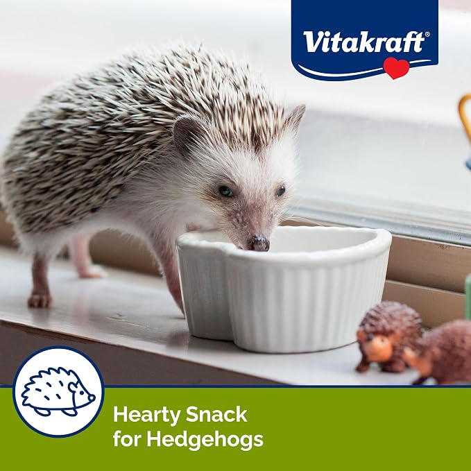 Sunseed Vita Prima Wigglers & Berries Hedgehog Treats - High-Protein Berry Mix for Hedgehogs - Ideal Daily Supplement for Enhancing Your Hedgehog's Diet
