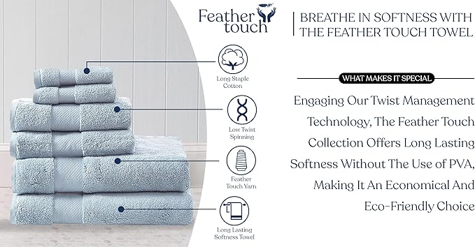 Delara Organic Cotton Luxuriously Plush Bath Towel 33 Piece Set|GOTS & Oeko-TEX Certified|Premium Hotel Quality Towels|Feather Touch Technology|650 GSM Long Staple|Soft, Quick Dry & Ultra-Absorbent