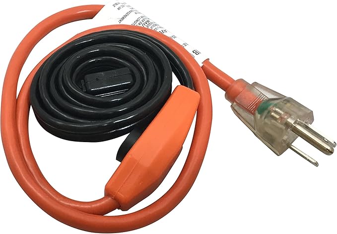 Frost King HC3A Automatic Electric Heat Kit Heating Cables, 3 Feet, Black