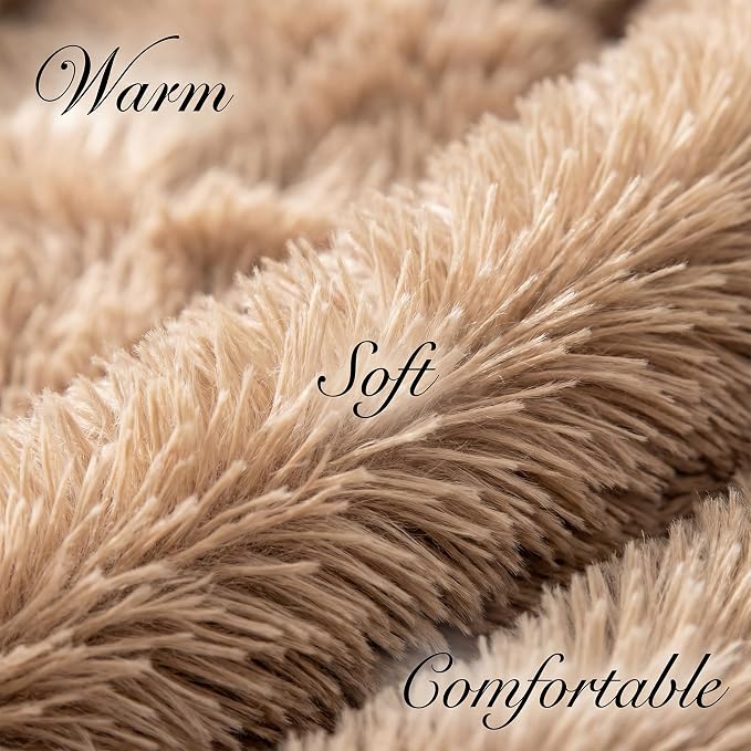Tiny Dog Bed for Extra Small Dogs for Chihuahua Pomeranian Toy Poodle | 15 Inch Washable Puppy Bed,Soft Faux Fur Calming Donut Bed,Brown