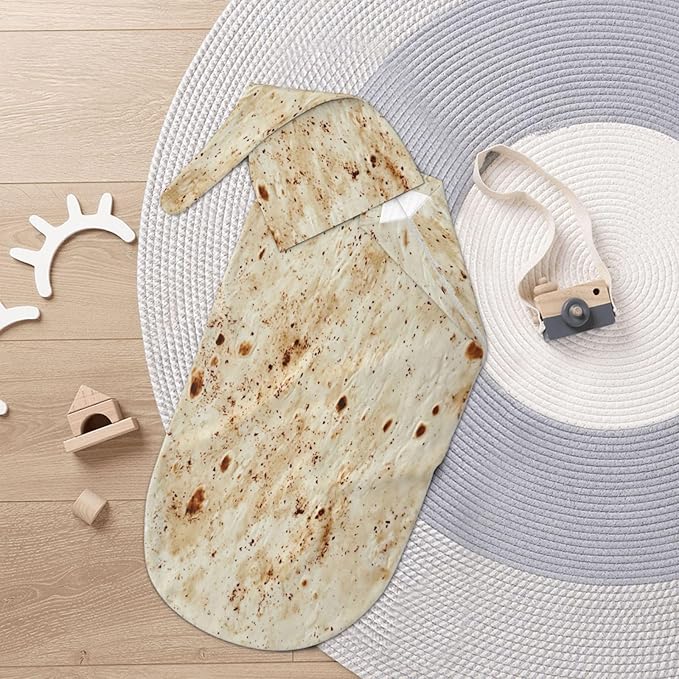 Newborn Swaddle Blankets and Hat Set Soft Cotton Baby Swaddle Wrap Warm Infant Receiving Blanket Burritos Tortilla-1
