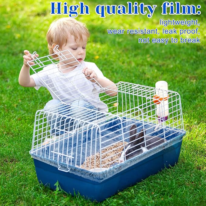 Tondiamo Disposable Rabbit Cage Liners for Litter Box Tray, Medium, 150 Pcs