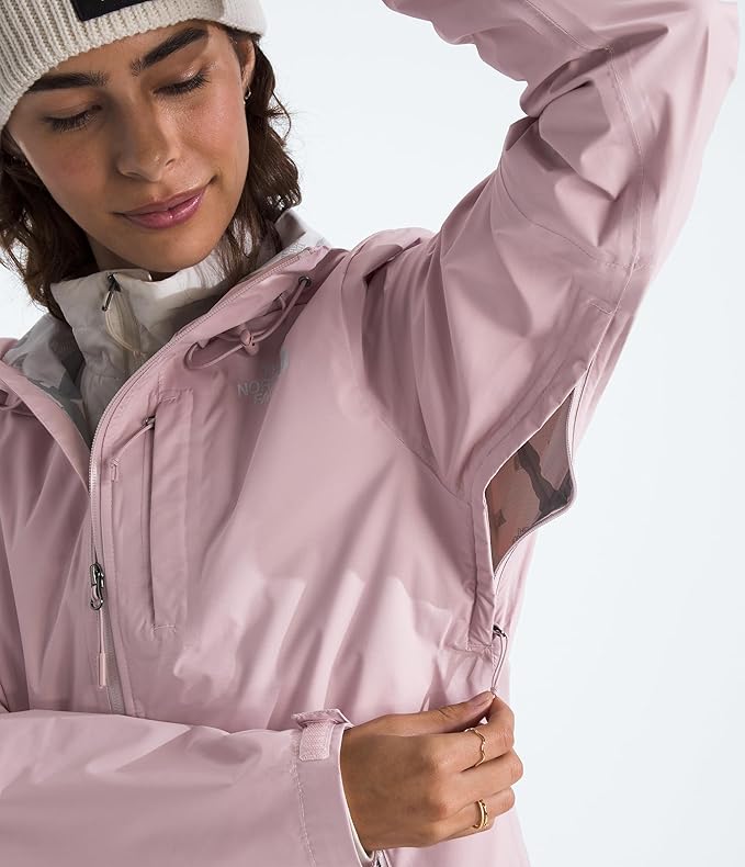 THE NORTH FACE Women's Alta Vista Rain Jacket | 3 Piece Hood With Adjustable Cinch-cord, Waterproof, Breathable