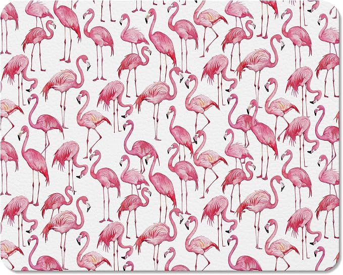 Pink Flamingo Dish Drying Mats for Kitchen Counter, Flamingo Gifts, Summer Pink Bird Absorbent Reversible Coffee Bar Mat Drying Pad for Kitchen Decor, 12x15 Inch